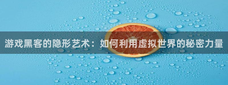 长征娱乐4主管：游戏黑客的隐形艺术：如何利用虚拟世界的秘密力