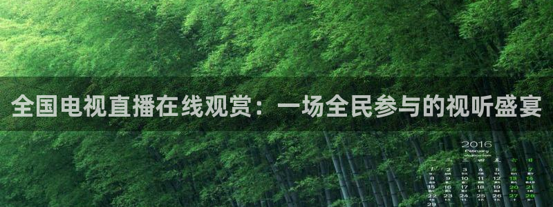 nba833直播免费观看直播在线：全国电视直播在线观赏：一场全民参与的视听盛宴